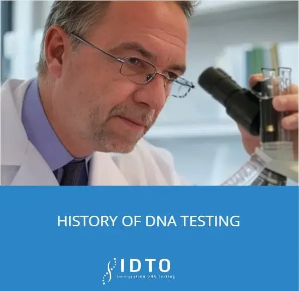 history of dna testing