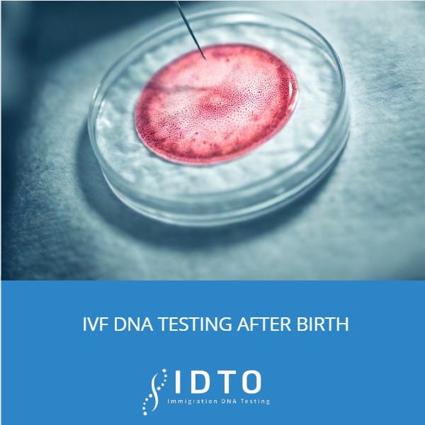 dna testing after in vitro